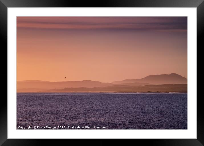 Loch Indaal Sunrise, Port Charlotte, Islay Framed Mounted Print by Kasia Design