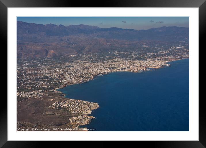 Chania, here we come! Framed Mounted Print by Kasia Design