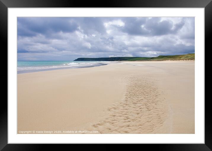 Traigh Mhor, Tolsta, Isle of Lewis Framed Mounted Print by Kasia Design