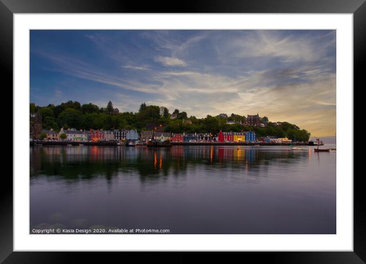 Early Evening, Tobermory , Isle of Mull Framed Mounted Print by Kasia Design