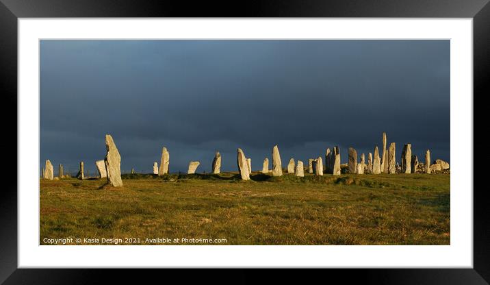 Callanish after the Storm, Lewis, Outer Hebrides Framed Mounted Print by Kasia Design