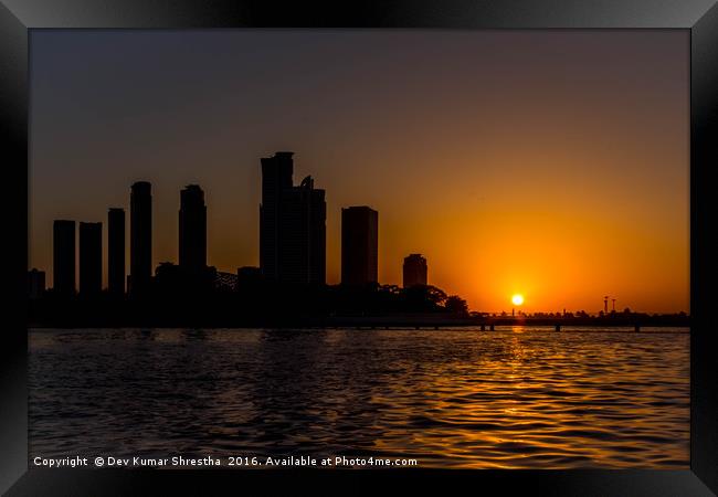 Nature VS Architecture  Framed Print by Dev Kumar