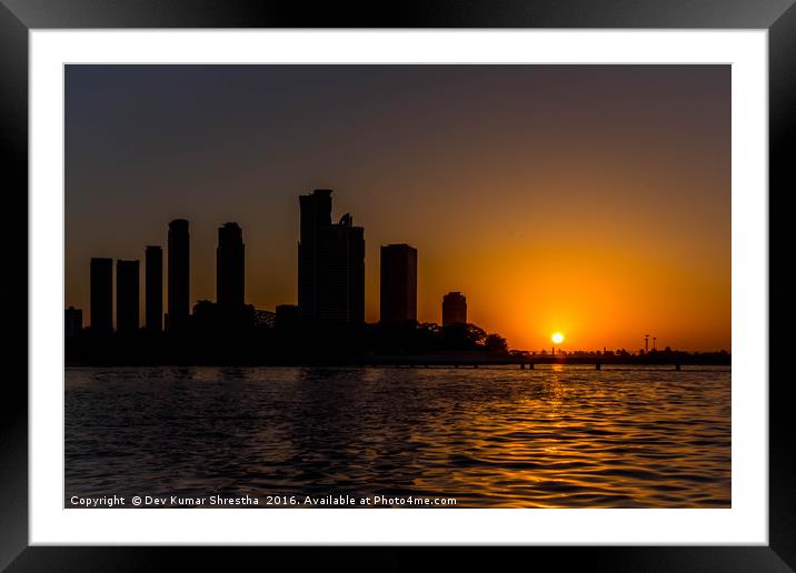 Nature VS Architecture  Framed Mounted Print by Dev Kumar