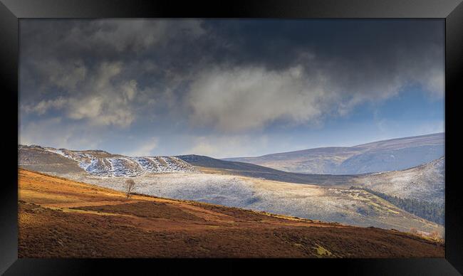 Snow showers Framed Print by Clive Ashton