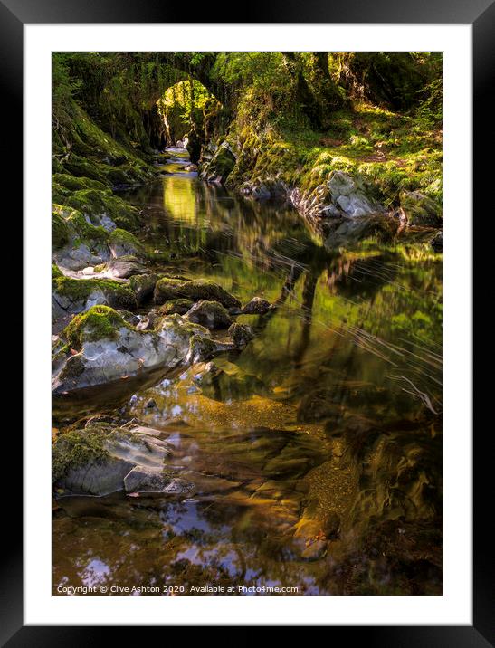 Calm Framed Mounted Print by Clive Ashton