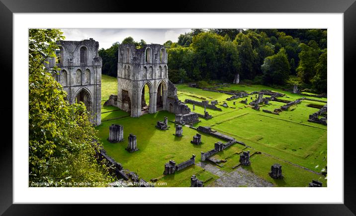 Roche Abbey, Maltby Framed Mounted Print by Chris Drabble