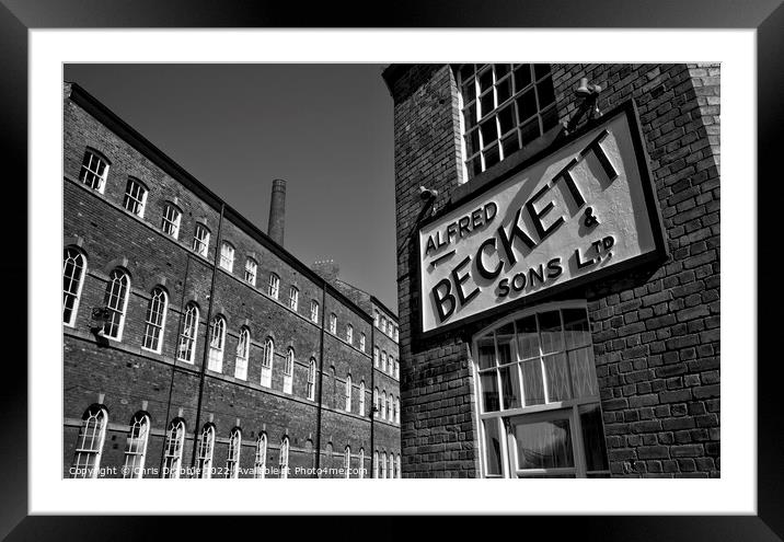 Becket & Sons, Sheffield Framed Mounted Print by Chris Drabble