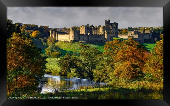 Alnwick Castle Framed Print by Chris Drabble