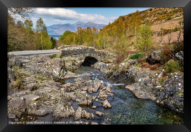 Ashness Bridge Framed Print by Chris Drabble