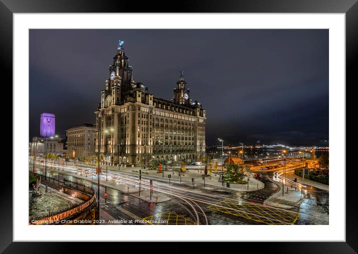 Liverpool Loves You Framed Mounted Print by Chris Drabble