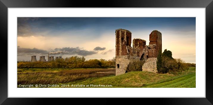 Torksey Castle, Lincolnshire, England Framed Mounted Print by Chris Drabble