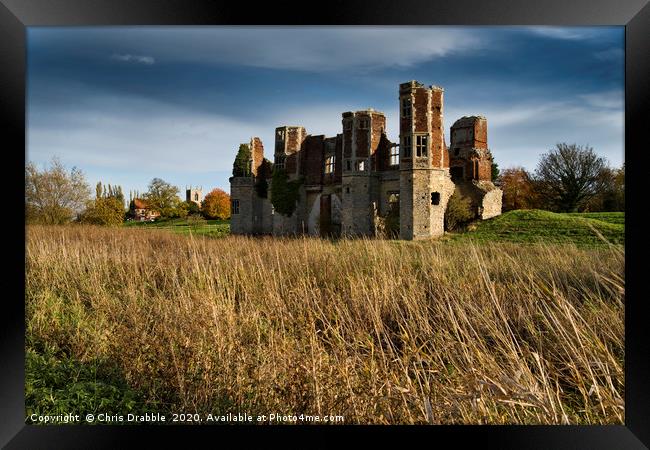 Torksey Castle, Lincolnshire, England (2) Framed Print by Chris Drabble