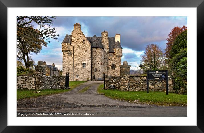 Barcaldine Castle Framed Mounted Print by Chris Drabble