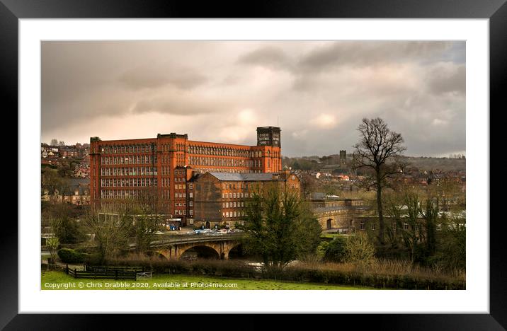 Belper East Mill Framed Mounted Print by Chris Drabble