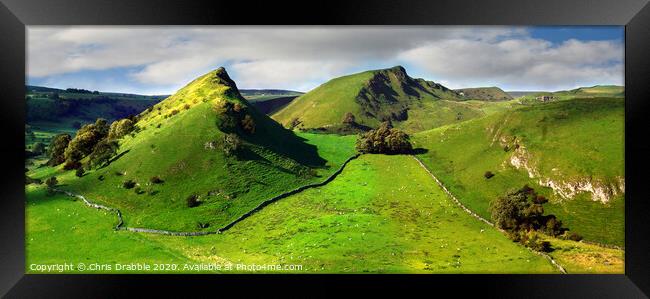 Chrome Hill and Parkhouse Hill Framed Print by Chris Drabble