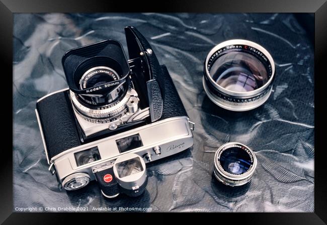 Kodak Retina 11C, rangefinder camera Framed Print by Chris Drabble