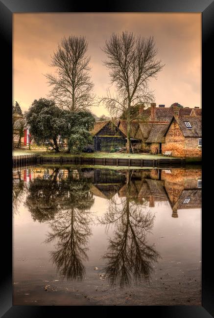 Reflections at Dawn Framed Print by Bob Barnes