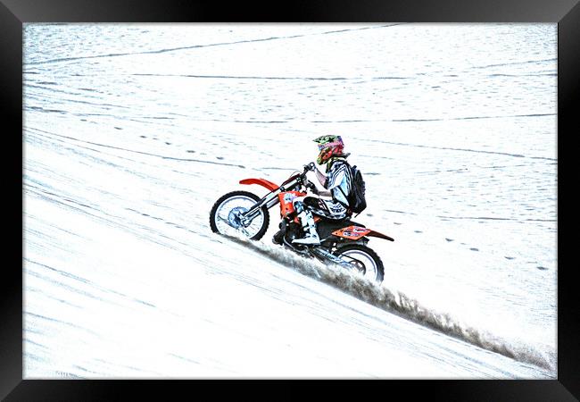 Desert Rider Framed Print by Dave Matthews