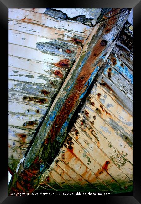 Gannel Wreck Framed Print by Dave Matthews