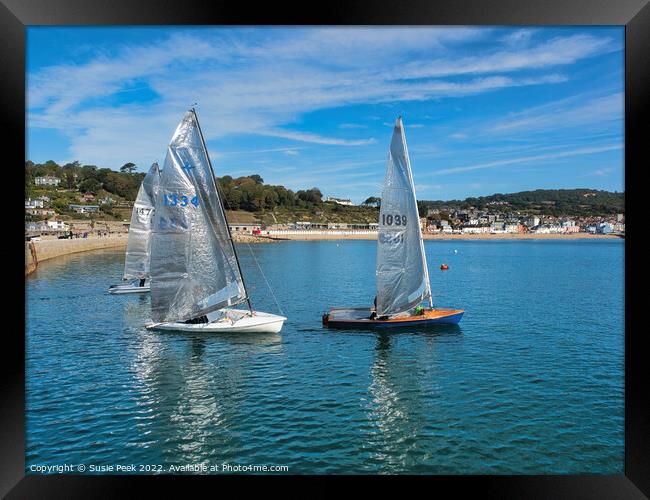 Phantom National Championship at Lyme Regis Dorset 2022  Framed Print by Susie Peek