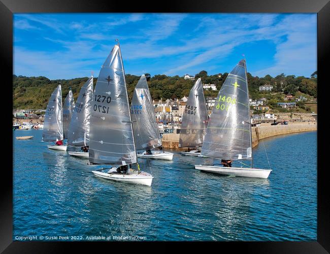 Phantom National Championship at Lyme Regis Dorset 2022  Framed Print by Susie Peek