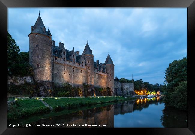 Chateau de Josselin Framed Print by Michael Greaves