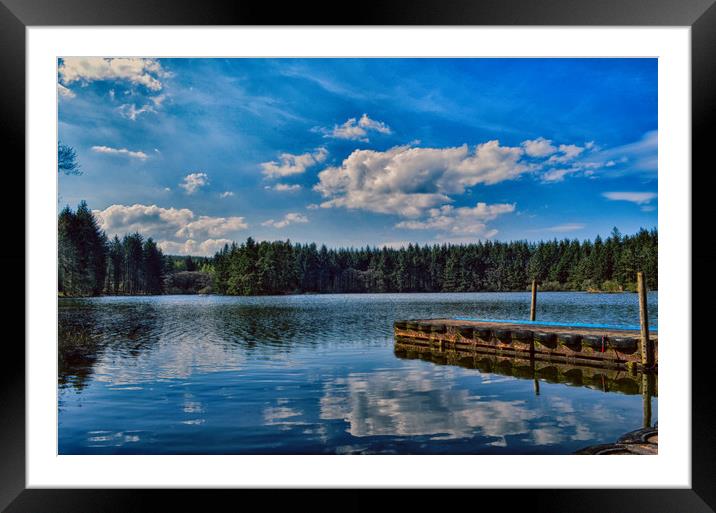 The dock of the loch Framed Mounted Print by Thomas Richardson