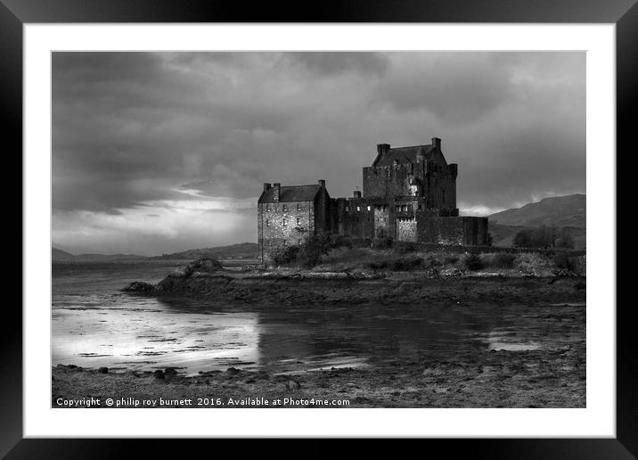 Eilean Donan Castle,Scotland Framed Mounted Print by Philip Roy Burnett