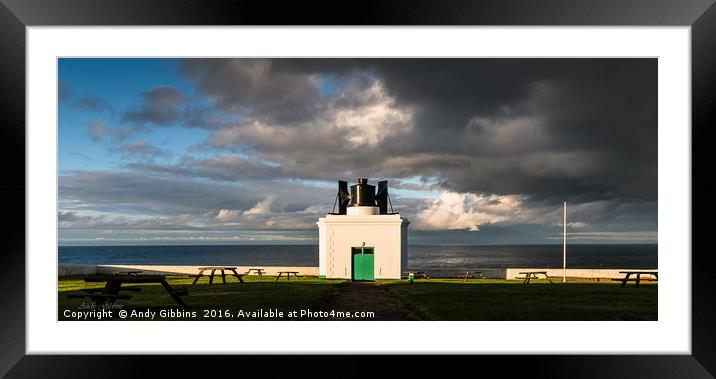 Stormy Sky Framed Mounted Print by Andy Gibbins