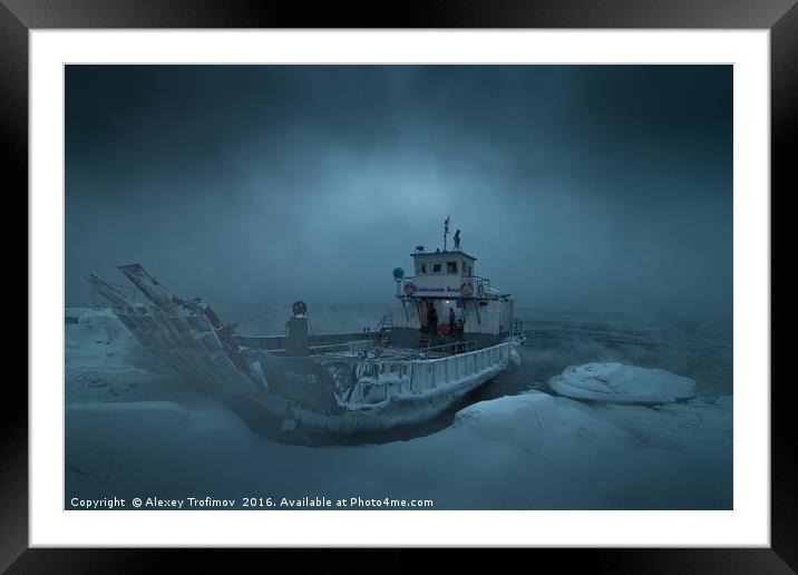Baikalian Waters. -40 Celsius Framed Mounted Print by Alexey Trofimov