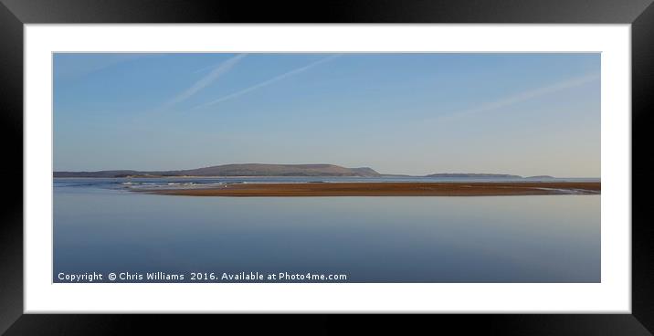 Calming Waters Framed Mounted Print by Chris Williams