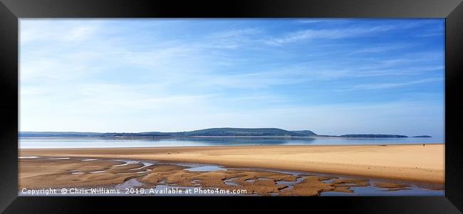 Gower Peninsula Framed Print by Chris Williams