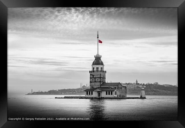 Maiden's Tower.  Framed Print by Sergey Fedoskin