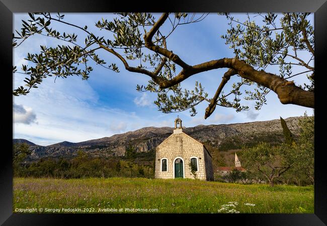 Church of the Most Holy Trinity. Framed Print by Sergey Fedoskin