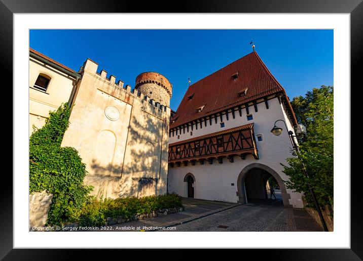 Historic Kotnov Tower in Tabor, Czech Republic Framed Mounted Print by Sergey Fedoskin