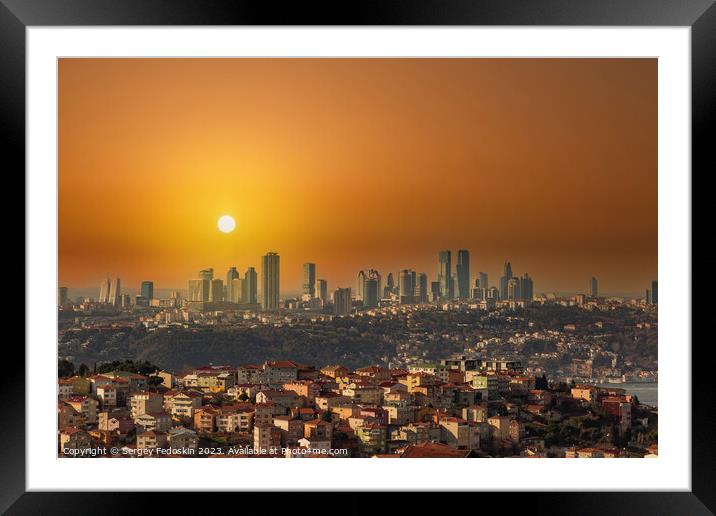 Istanbul Framed Mounted Print by Sergey Fedoskin