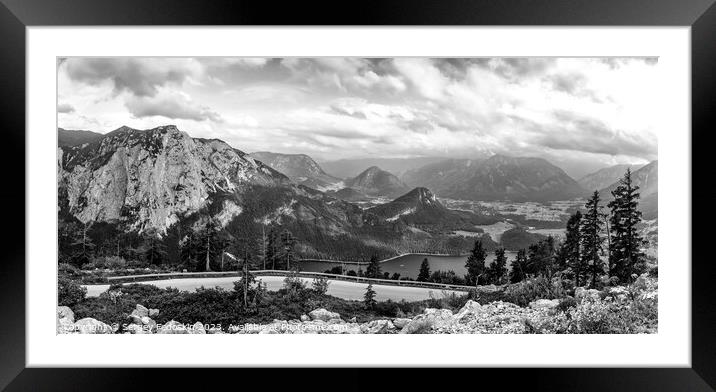 Alpine landscape. Framed Mounted Print by Sergey Fedoskin