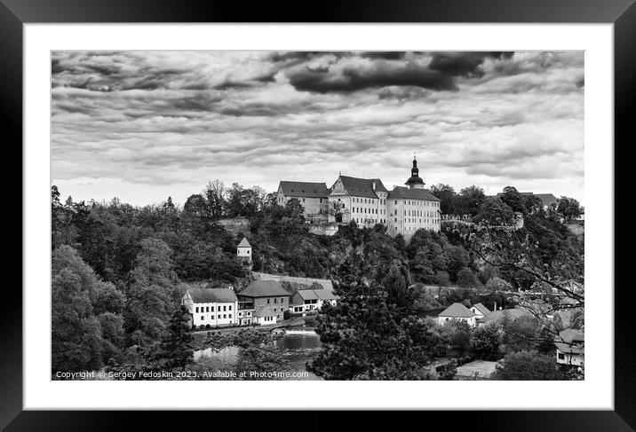 Castle Bechyne. Czechia. Framed Mounted Print by Sergey Fedoskin