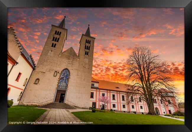 Premonstratensian Monastery from 12th century. Framed Print by Sergey Fedoskin