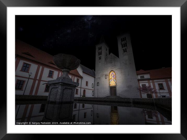 Premonstratensian Monastery from 12th century. Framed Mounted Print by Sergey Fedoskin