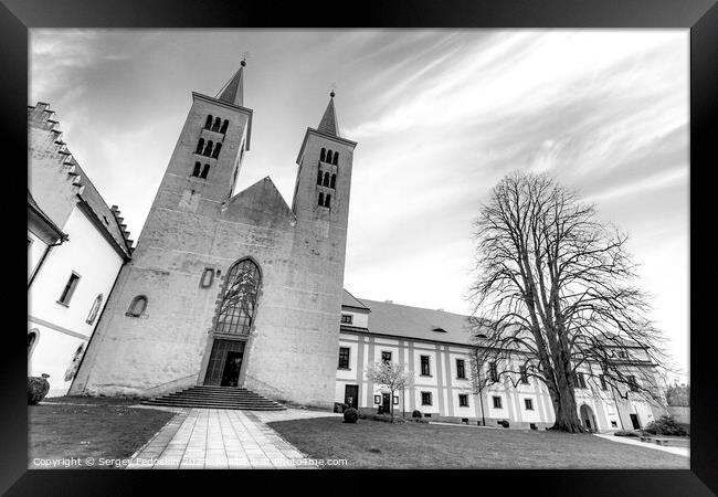 Premonstratensian Monastery from 12th century. Framed Print by Sergey Fedoskin