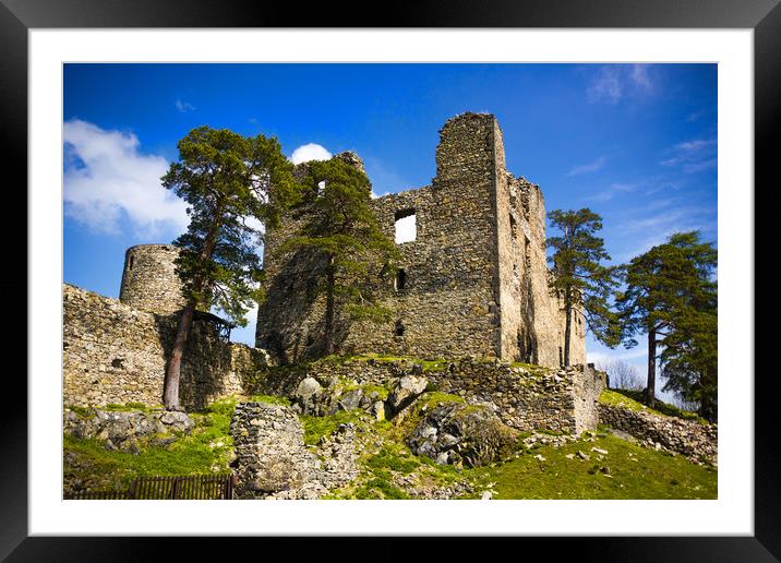 Ruins of castle Helfenburk, Czechia. Framed Mounted Print by Sergey Fedoskin