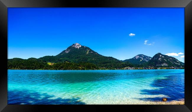 Fuschlsee lake. Austria. Framed Print by Sergey Fedoskin