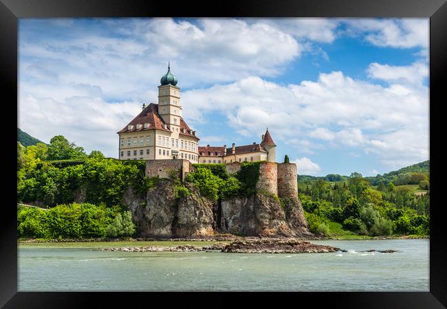 Schonbuhel castle, Danube river, Lower Austria Framed Print by Sergey Fedoskin