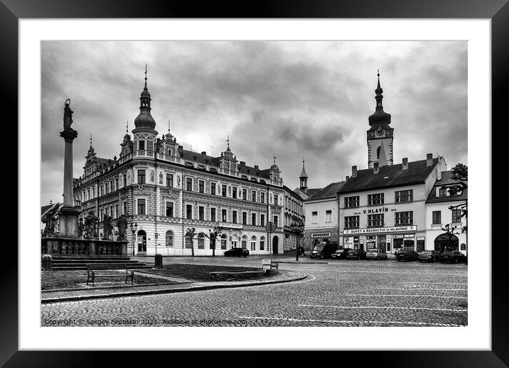 Pisek, Czech republic. Framed Mounted Print by Sergey Fedoskin