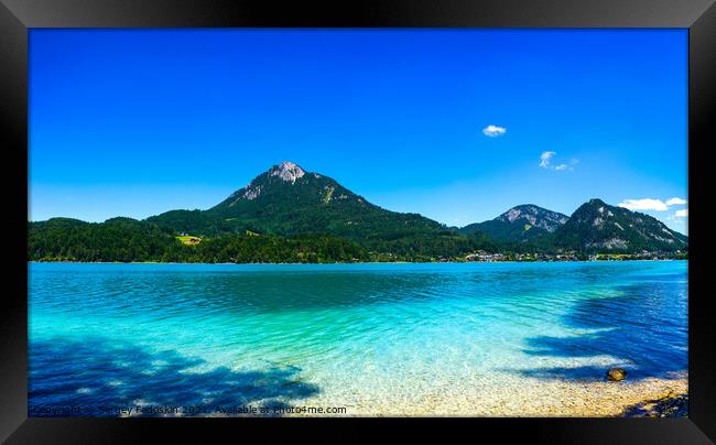 Fuschlsee lake. Austria. Framed Print by Sergey Fedoskin