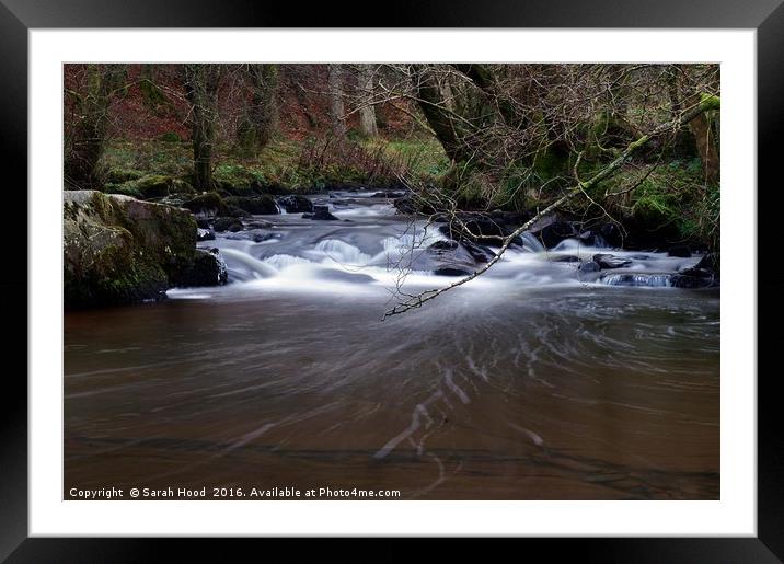 Go With The Flow Framed Mounted Print by Sarah Hood