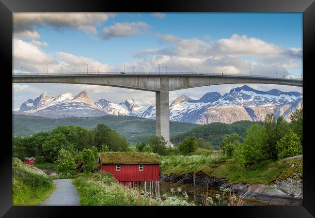 Nordic landscape Framed Print by Hamperium Photography