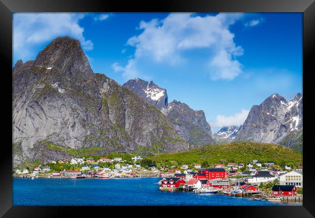 Reine Lofoten Framed Print by Hamperium Photography