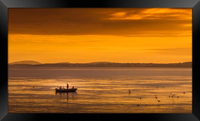 Norwegian sunset Framed Print by Hamperium Photography
